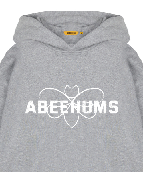 ABEEHUMS（アビハムズ）の「シグニチャーロゴフードスウェットシャツ ABH357-107 メランジグレー（パーカー・レディース・ミックスグレー・SMALL/MEDIUM）」の4枚目の写真