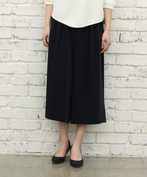 CIAOPANIC（チャオパニック）の「【Ciaopanic】T/PUジョーゼットガウチョパンツ（その他パンツ・レディース・ホワイト/ブラック/ベージュ/ネイビー・SMALL/MEDIUM）」の3枚目の写真