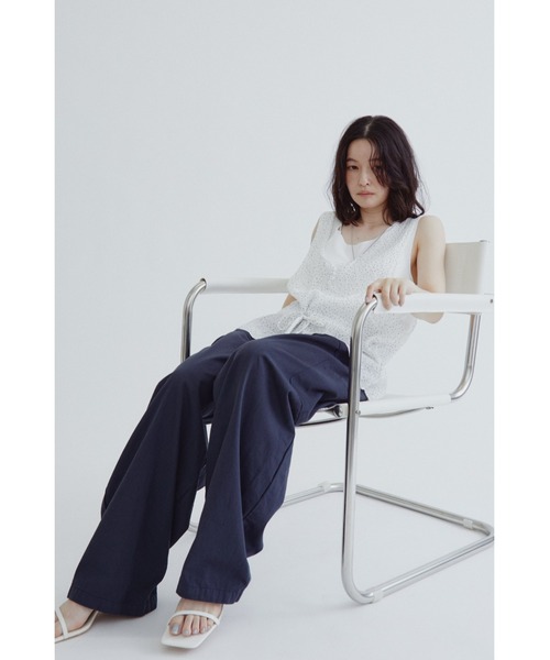 ANF.MUU(アンフムー)の「リンクルシアードットペプラムブラウス(シャツ/ブラウス・レディース・ブラック/ホワイト・FREE)」の20枚目の写真