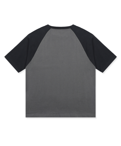 XTONZ(エクストーンズ)の「XTT160 E.C ヘンリーネックラグランTシャツ (ブラック/チャコール)(Tシャツ/カットソー・レディース・その他・SMALL/MEDIUM/LARGE)」の4枚目の写真