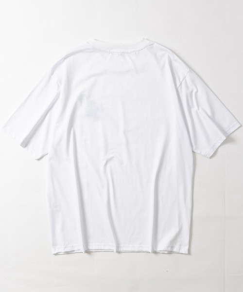 JOHN'S CLOSET（ジョンズクローゼット）の「【31】ワンポイントサガラ刺繍Tシャツ フラワー/オバケ（Tシャツ/カットソー・メンズ・ブラック系1/ブラック系2/ホワイト系1/ホワイト系2・MEDIUM/LARGE）」の13枚目の写真