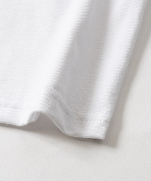 JOHN'S CLOSET（ジョンズクローゼット）の「【31】ワンポイントサガラ刺繍Tシャツ フラワー/オバケ（Tシャツ/カットソー・メンズ・ブラック系1/ブラック系2/ホワイト系1/ホワイト系2・MEDIUM/LARGE）」の10枚目の写真