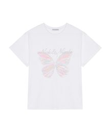 PASTEL BUTTERFLY GRAPHIC TOP_WHITE