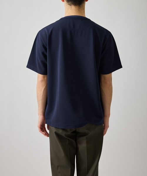 j.n.r.d(ジェー・エヌ・アール・ディー)の「リップルフェイクレイヤードヘンリーネック(Tシャツ/カットソー・メンズ・グレー/ネイビー/ブラック・L/LL/M/S)」の15枚目の写真