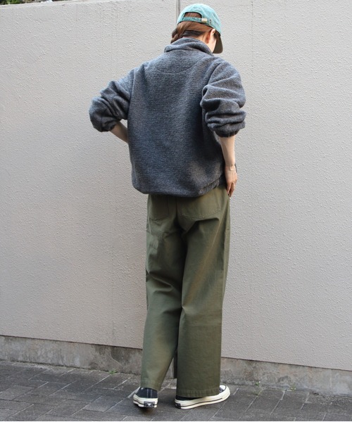 THE SHINZONE（ザ　シンゾーン）の「THE SHINZONE/シンゾーン　スナップフリースプルオーバー　SNAP FLEECE PULLOVER　26AMSCU06（スウェット・レディース・グレー/ネイビー・FREE）」の10枚目の写真