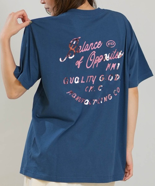 RVCA(ルーカ)の「RVCA/ルーカ 半袖 Tシャツ BG04C213(Tシャツ/カットソー・レディース・ネイビー/ブラック/ホワイト・S/M)」の3枚目の写真