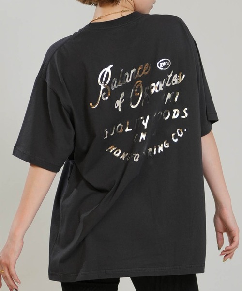 RVCA(ルーカ)の「RVCA/ルーカ 半袖 Tシャツ BG04C213(Tシャツ/カットソー・レディース・ネイビー/ブラック/ホワイト・S/M)」の1枚目の写真
