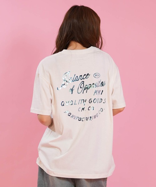 RVCA(ルーカ)の「RVCA/ルーカ 半袖 Tシャツ BG04C213(Tシャツ/カットソー・レディース・ネイビー/ブラック/ホワイト・S/M)」の5枚目の写真