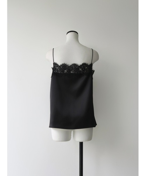 AMOMMA(アモマ)の「SATIN LACE CAMISOLE(キャミソール・レディース・ブラック・FREE)」の9枚目の写真