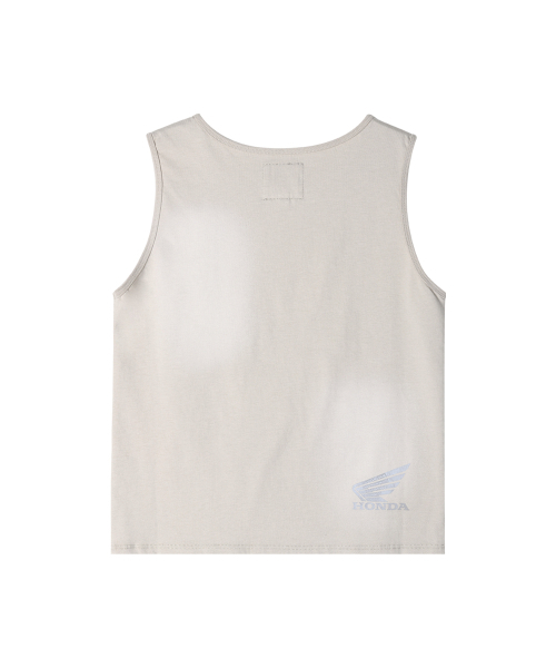 PHYPS MOTORCYCLE(フィップスモーターサイクル)の「Womens Motorsport Crop Sleeveless Beige(Tシャツ/カットソー・レディース・その他・SMALL/MEDIUM)」の2枚目の写真