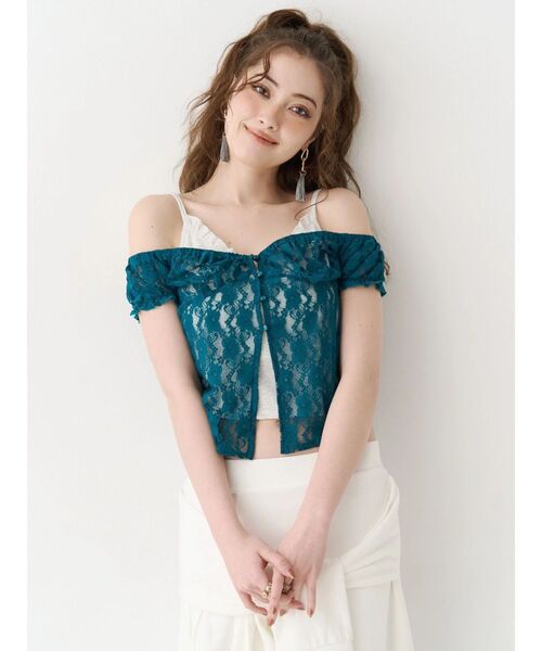 EVRIS（エヴリス）の「COLOR FRINGE ピアス（ピアス（両耳用）・レディース・シルバー/ゴールド・FREE）」の8枚目の写真