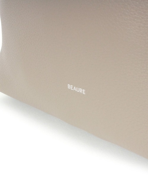 Beau're（ヴュレ）の「【BEAURE/ビュレ】レザー 縦長 ショルダー Bag  B-26215（トートバッグ・レディース・ブラック/グレー・FREE）」の17枚目の写真