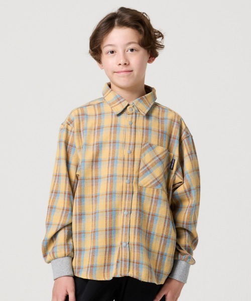 KRIFF MAYER Kid's Collection(クリフメイヤーキッズコレクション)の「ハッピーシャツ(シャツ/ブラウス・キッズ・レッド/ネイビー/ブラック/イエロー・120/130/160/170/140/150)」の15枚目の写真