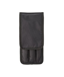 無印良品 | 再生ナイロンメイクブラシポーチ 黒 約8.5×0.5×19cm(ポーチ)
