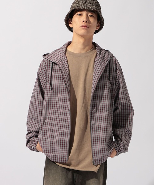 niko and...（ニコアンド）の「ブロードイージーシャツパーカー（パーカー・メンズ・パープル/ブラック/ブラウン・MEDIUM/LARGE）」の15枚目の写真
