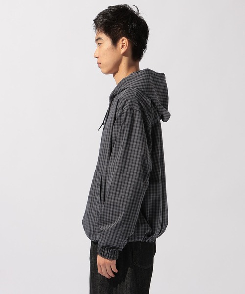niko and...（ニコアンド）の「ブロードイージーシャツパーカー（パーカー・メンズ・パープル/ブラック/ブラウン・MEDIUM/LARGE）」の18枚目の写真