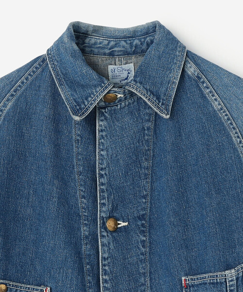 orSlow(オアスロウ)の「orSlow | LOOSE FIT DENIM COVERALL WOMEN(デニムジャケット・レディース・ブルー・F)」の14枚目の写真