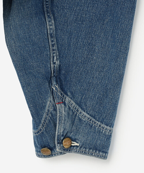 orSlow(オアスロウ)の「orSlow | LOOSE FIT DENIM COVERALL WOMEN(デニムジャケット・レディース・ブルー・F)」の15枚目の写真