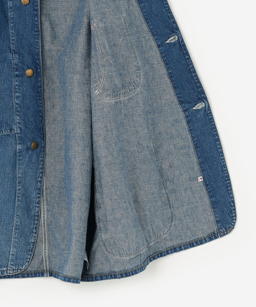 orSlow(オアスロウ)の「orSlow | LOOSE FIT DENIM COVERALL WOMEN(デニムジャケット・レディース・ブルー・F)」の17枚目の写真