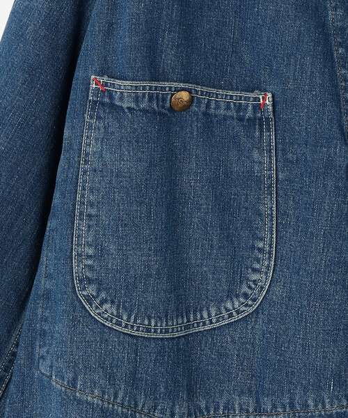 orSlow(オアスロウ)の「orSlow | LOOSE FIT DENIM COVERALL WOMEN(デニムジャケット・レディース・ブルー・F)」の18枚目の写真