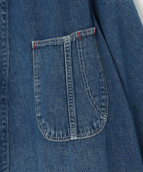 orSlow(オアスロウ)の「orSlow | LOOSE FIT DENIM COVERALL WOMEN(デニムジャケット・レディース・ブルー・F)」の19枚目の写真