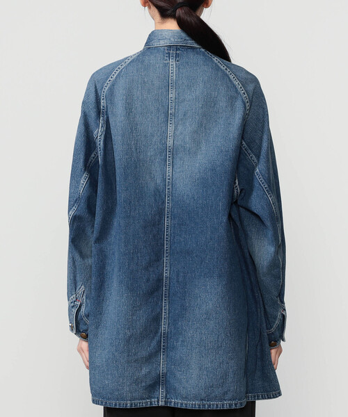 orSlow(オアスロウ)の「orSlow | LOOSE FIT DENIM COVERALL WOMEN(デニムジャケット・レディース・ブルー・F)」の11枚目の写真