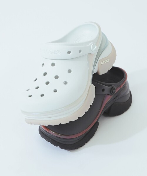 crocs(クロックス)の「crocs / スーパー ベイ クロッグ(その他シューズ・レディース・ブラック/ライトグレー・8/9/7)」の3枚目の写真