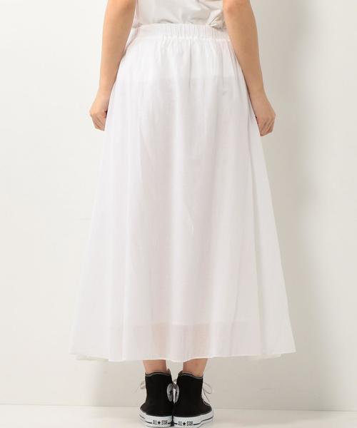 coen（コーエン）の「【Market】ソリッドマキシスカート（スカート・レディース・ホワイト/ネイビー・フリー）」の10枚目の写真