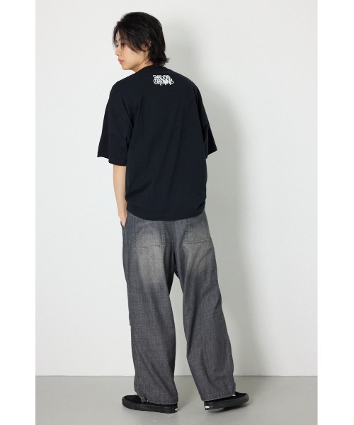 RODEO CROWNS WIDE BOWL(ロデオクラウンズワイドボウル)の「フライトTシャツ(Tシャツ/カットソー・メンズ・ブラック/イエロー/ホワイト・LARGE/MEDIUM)」の7枚目の写真