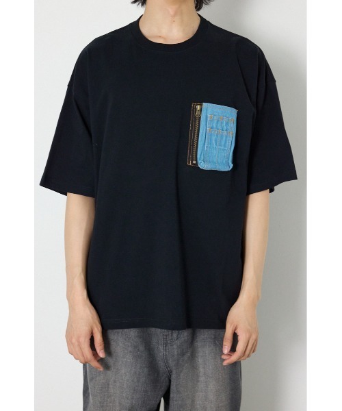 RODEO CROWNS WIDE BOWL(ロデオクラウンズワイドボウル)の「フライトTシャツ(Tシャツ/カットソー・メンズ・ブラック/イエロー/ホワイト・LARGE/MEDIUM)」の8枚目の写真
