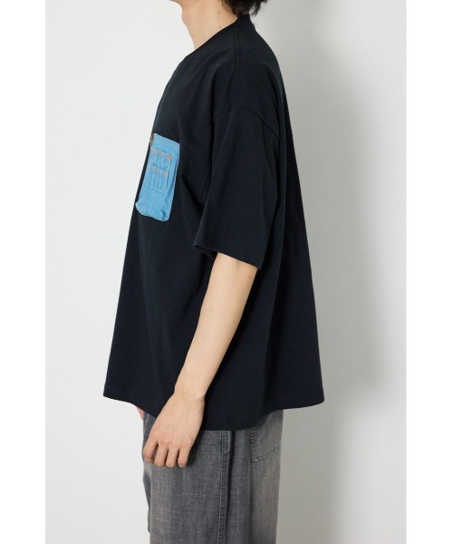 RODEO CROWNS WIDE BOWL(ロデオクラウンズワイドボウル)の「フライトTシャツ(Tシャツ/カットソー・メンズ・ブラック/イエロー/ホワイト・LARGE/MEDIUM)」の9枚目の写真