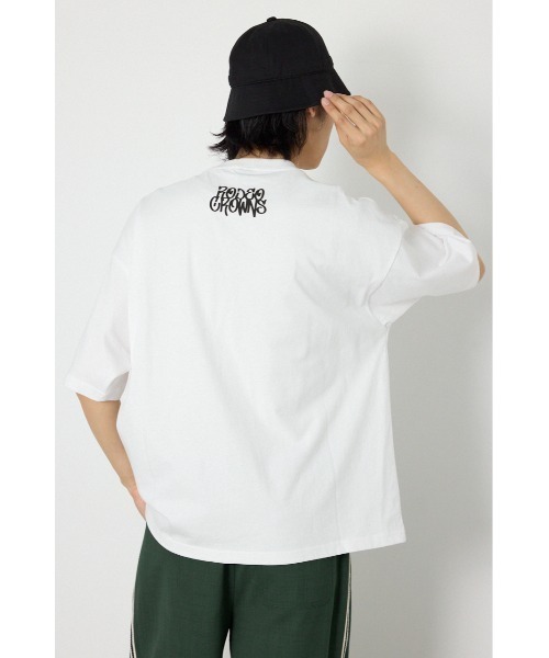 RODEO CROWNS WIDE BOWL(ロデオクラウンズワイドボウル)の「フライトTシャツ(Tシャツ/カットソー・メンズ・ブラック/イエロー/ホワイト・LARGE/MEDIUM)」の19枚目の写真