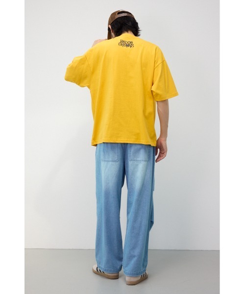 RODEO CROWNS WIDE BOWL(ロデオクラウンズワイドボウル)の「フライトTシャツ(Tシャツ/カットソー・メンズ・ブラック/イエロー/ホワイト・LARGE/MEDIUM)」の13枚目の写真