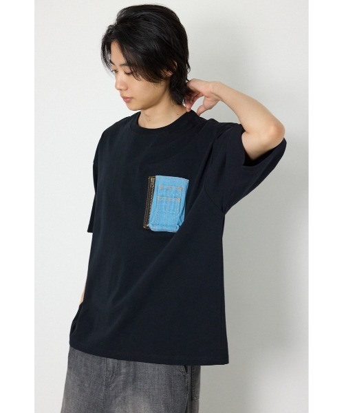 RODEO CROWNS WIDE BOWL(ロデオクラウンズワイドボウル)の「フライトTシャツ(Tシャツ/カットソー・メンズ・ブラック/イエロー/ホワイト・LARGE/MEDIUM)」の15枚目の写真