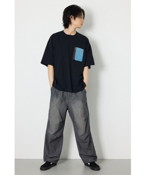 RODEO CROWNS WIDE BOWL(ロデオクラウンズワイドボウル)の「フライトTシャツ(Tシャツ/カットソー・メンズ・ブラック/イエロー/ホワイト・LARGE/MEDIUM)」の18枚目の写真