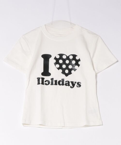 WEGO（ウィゴー）の「ロゴドット柄ハートTシャツ（Tシャツ/カットソー・レディース・ネイビー/ブラック/ピンク/ホワイト・FREE）」の22枚目の写真