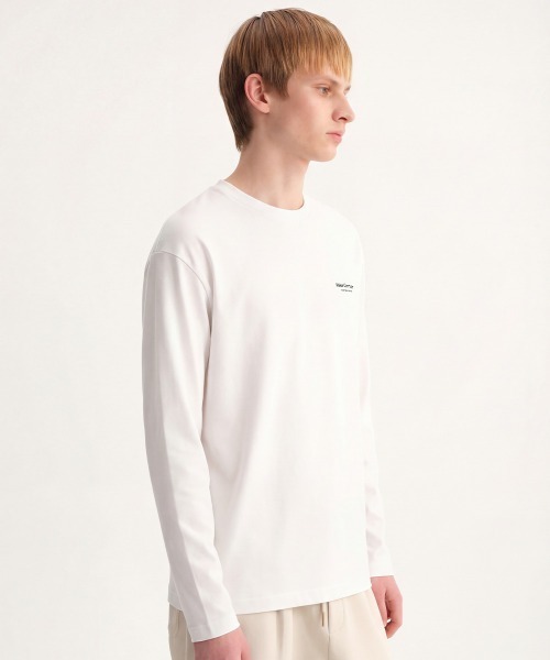 MODE COMMUTER(モードコミューター)の「Cotton Crew Neck L/S T-Shirt(Tシャツ/カットソー・メンズ・ブラック/ホワイト・SMALL/MEDIUM/LARGE)」の9枚目の写真
