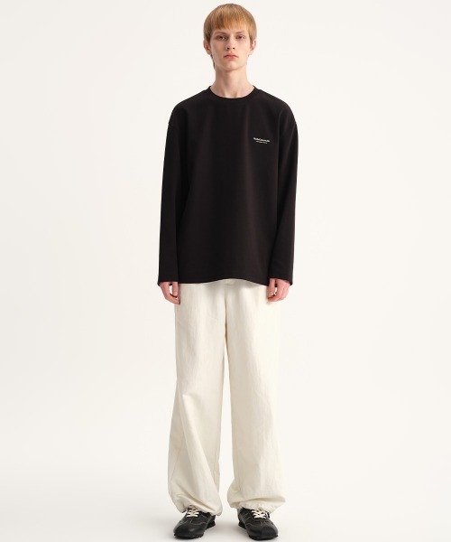 MODE COMMUTER(モードコミューター)の「Cotton Crew Neck L/S T-Shirt(Tシャツ/カットソー・メンズ・ブラック/ホワイト・SMALL/MEDIUM/LARGE)」の13枚目の写真