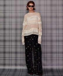 Rhinestone Stone Pajama Pants/ラインストーンパジャマパンツ（その他