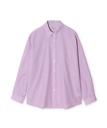 OVERSIZED STRIPE SHIRT (PINK)