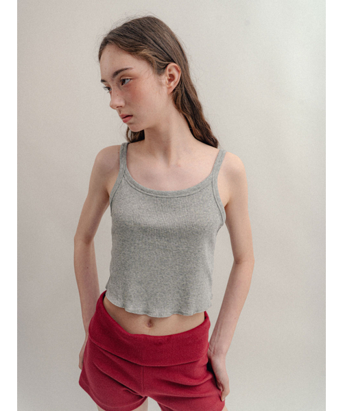 VISUS(ヴィスシュ)の「Rib Crop Sleeveless_Melange(Tシャツ/カットソー・レディース・その他・FREE)」の5枚目の写真