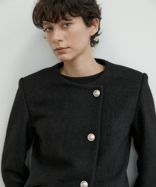 OCTETTE(オテット)の「MONO WOOL BOUCLE TWEED JK-BLACK(その他アウター・レディース・その他・FREE)」の7枚目の写真