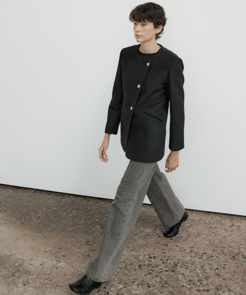 OCTETTE(オテット)の「MONO WOOL BOUCLE TWEED JK-BLACK(その他アウター・レディース・その他・FREE)」の8枚目の写真
