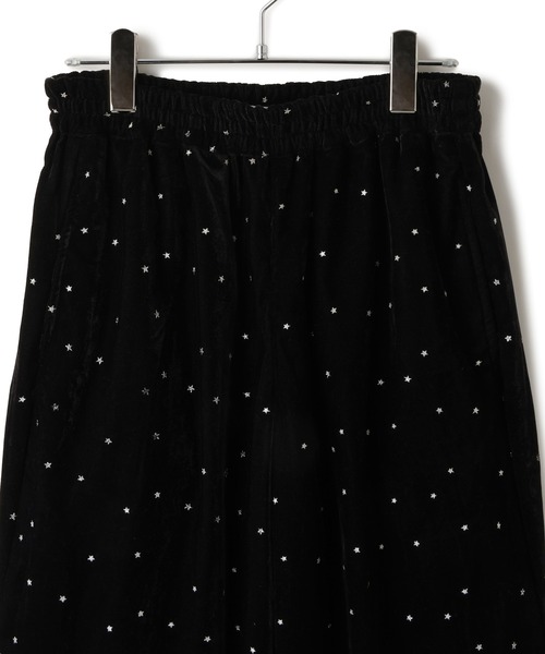 Couture d'adam(クチュールドアダム)の「【COUTURE D'ADAM(クチュール ド アダム)】Stardust Glitter Velvet Easy Wide Pant(その他パンツ・レディース・ブラック・36)」の4枚目の写真