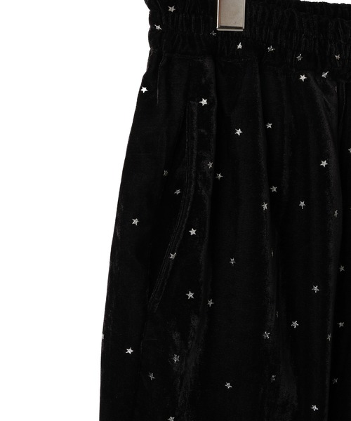 Couture d'adam(クチュールドアダム)の「【COUTURE D'ADAM(クチュール ド アダム)】Stardust Glitter Velvet Easy Wide Pant(その他パンツ・レディース・ブラック・36)」の6枚目の写真