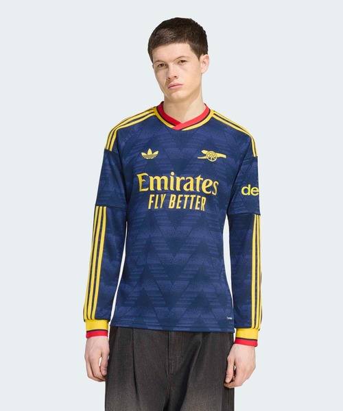 adidas(アディダス)の「アーセナルFC 26/27 アウェイユニフォーム 長袖 / アディダス adidas(Tシャツ/カットソー・メンズ・ネイビー・SMALL/MEDIUM/X-LARGE/LARGE/XXX-LARGE/XX-LARGE)」の1枚目の写真