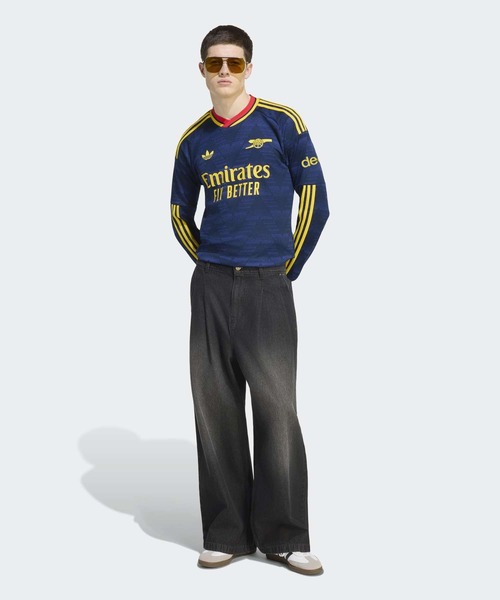 adidas(アディダス)の「アーセナルFC 26/27 アウェイユニフォーム 長袖 / アディダス adidas(Tシャツ/カットソー・メンズ・ネイビー・SMALL/MEDIUM/X-LARGE/LARGE/XXX-LARGE/XX-LARGE)」の5枚目の写真