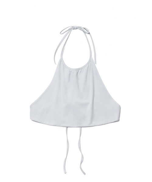 TTUDEMENT(トュードメント)の「HALTER-NECK LAYERED T-SHIRT_LIGHT GREY(Tシャツ/カットソー・レディース・その他・FREE)」の6枚目の写真