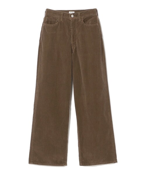 Demi-Luxe BEAMS（デミルクス ビームス）の「INSCRIRE / コーデュロイ ワイドパンツ（その他パンツ・レディース・ブラウン・28）」の2枚目の写真
