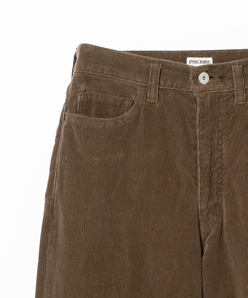 Demi-Luxe BEAMS（デミルクス ビームス）の「INSCRIRE / コーデュロイ ワイドパンツ（その他パンツ・レディース・ブラウン・28）」の3枚目の写真